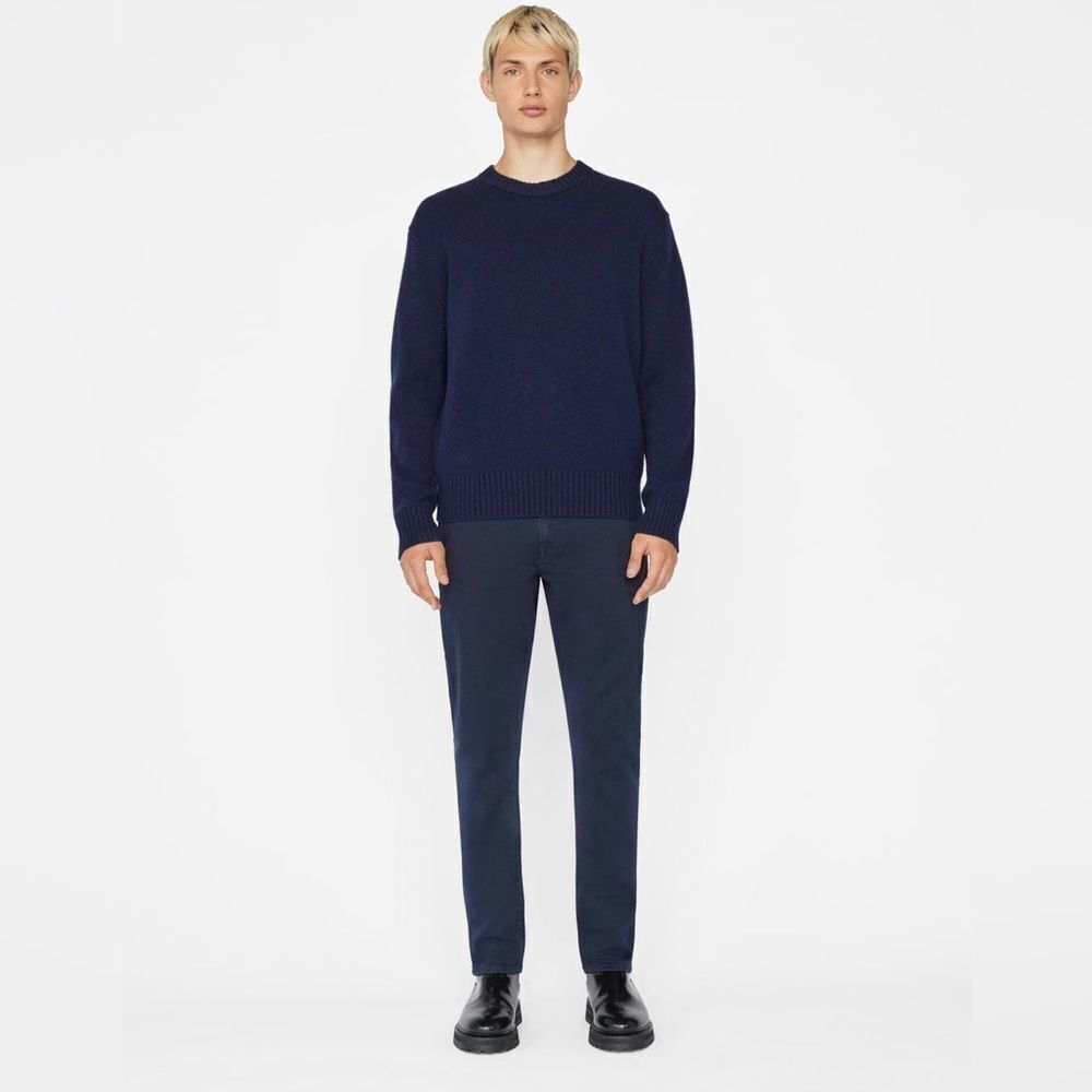 Frame L’Homme Slim Comfort Stretch Twill Jeans. Garage Navy. Size 33.